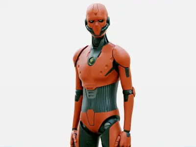 i-HOMO 03  Rigged for Unreal Engine - Unity - MIXAMO 3D model