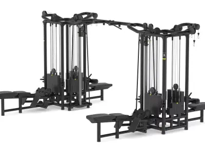 Technogym Cable Stations 8 3D model