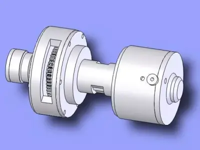 Generator cylindrical part Free 3D model
