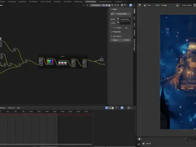 Nebula Castle 3D model