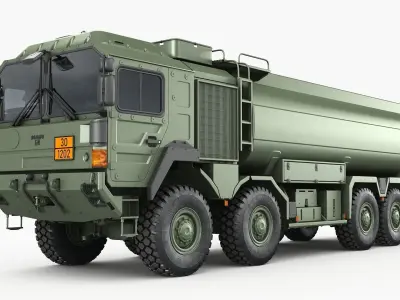 MAN HX77 tanker 3D model