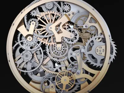 Gear Mechanism v 8 3D model