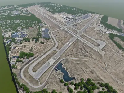 Portland International Jetport 3D model