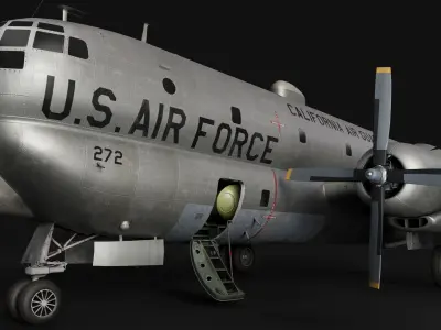 Boeing KC-97L Stratofreighter 3D model