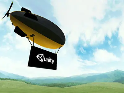 Blimps and Airships Pack Low-poly 3D model