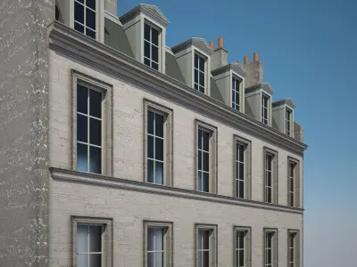 Old Building IX 3D model