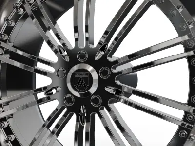 ASANTI AF128 WHEEL 3D MODEL 3D model