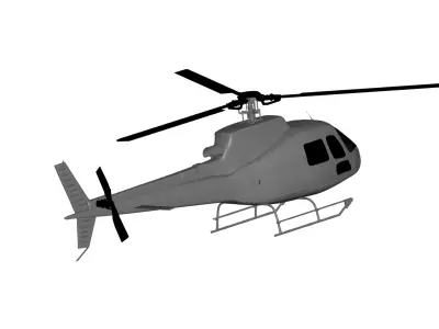 Eurocopter AS350 3D model