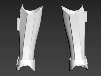 Star Wars The Rise of Skywalker Jet Trooper Shin Armor 3D print model