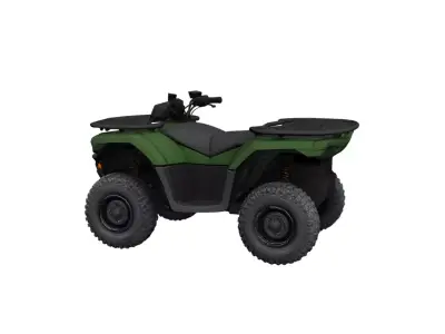 High Performance Off Road ATV Quad Bike Racing Vehicle 3D model
