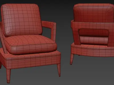 Garden armchair Free 3D model purchase