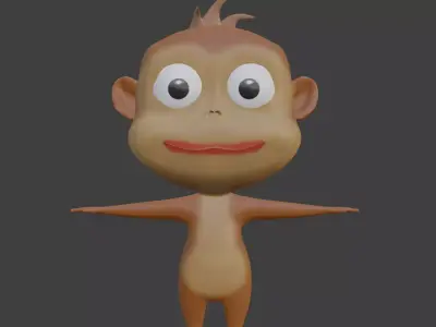 MONKEY CARTOON 3D model