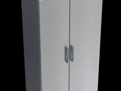 48 inch refrigerator fridge 3D model