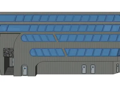 Ship cabinet 2 Free 3D model