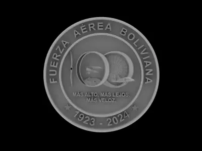 Bolivian Air Force Logo 3D print model