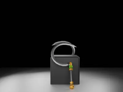 3d sickle weapon Low-poly 3D model