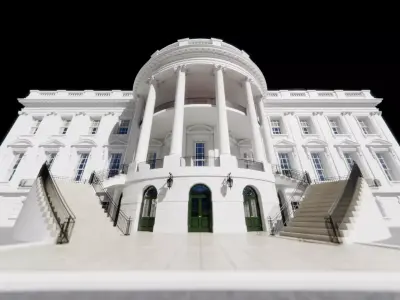 White House  Realistic 3D Model 3D model