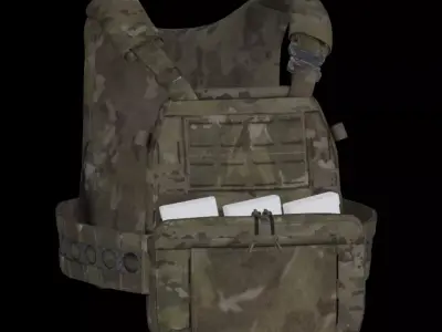 Ferro Concepts DOPE Front Flap Low-poly 3D model