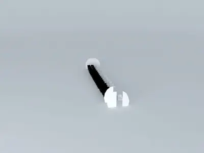 Bombardier CRJ-705 Interior Free 3D model