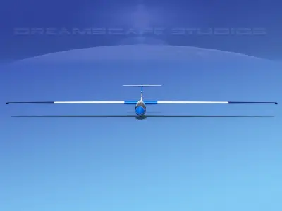 SZD-36 Cobra Glider V07 3D model