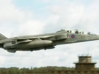 Sepecat Jaguar T2 3D model