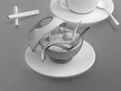 Dessert 0001 3D model