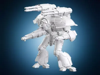 Titan Mechanical Sculpture 3D print model