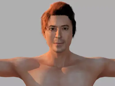 Robert Downey Jr 3D model