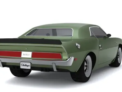 Dodge Challenger 1970 Free 3D model