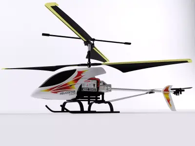 Helicopter toy 3D model