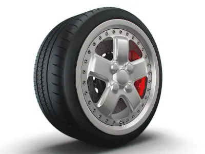 Mugen MR5 wheel 3D model