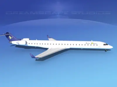 Bombardier CRJ1000 Air One 3D model