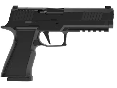 P320-XTEN Pistol 3D model