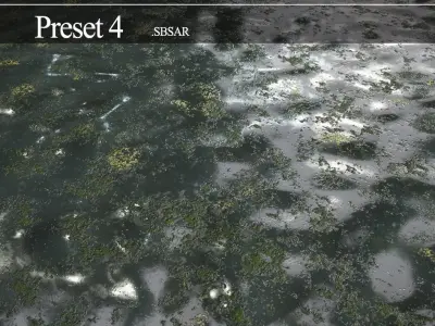 Material of dead fish in the river water Texture