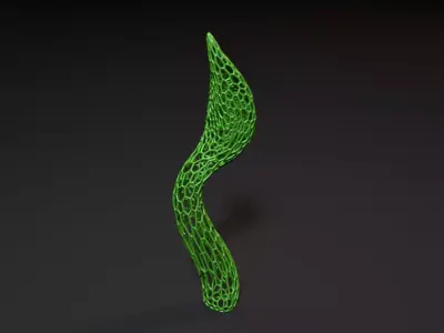 Kraken Voronoi 3D print model