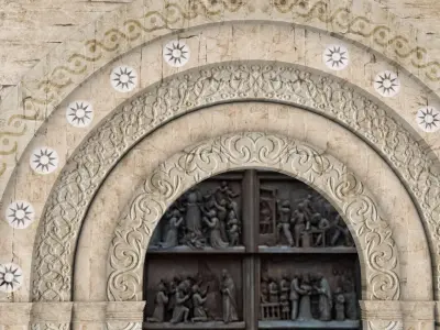 Italian Church high detailed model 3D model