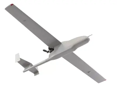 Granat-4-E portable remote monitoring drone 3D model