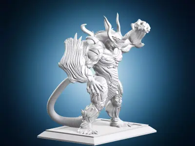 Bagan Kaiju Alternative Figurine 3D print model