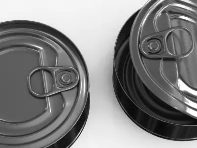 Tin Can v3 Low-poly 3D model