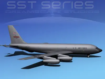 Boeing KC-135E Stratotanker LPSS V01 3D model