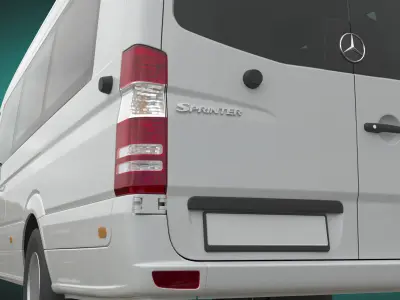 Mercedes-Benz Sprinter 2015 Minibus MAXI 3D model