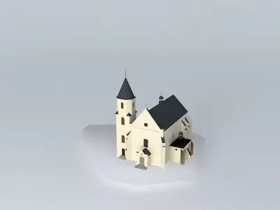 Shrine of Our Lady of Consolation in Pilsen Free 3D model