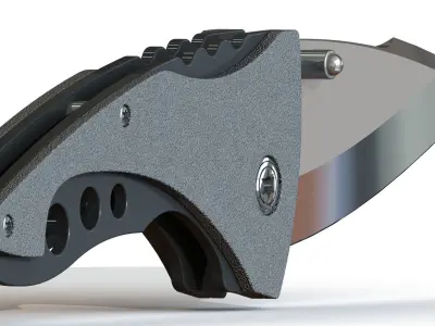 LP Folding Pocket Knife 3D print model