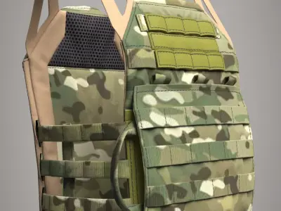 Plate Carrier Vest Crye JPG 2 -MD Project 3D model