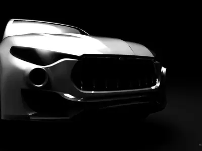 Maserati Kubang Low-poly 3D model