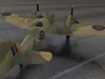 Bristol Beaufighter Mk-6F 3D model