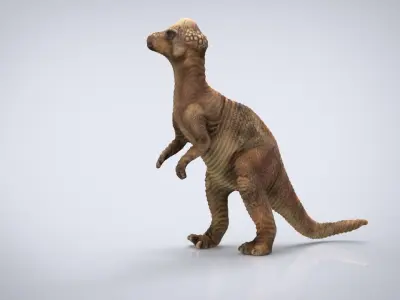 PACHISEPHALOSAURUS dinosaur 3D model