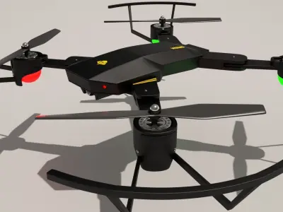 VISUO XS809HW Mini RC Drone Quadrocopter 3D model