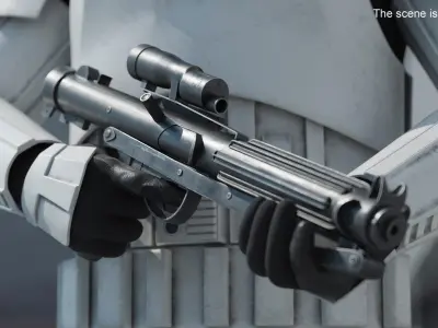 Star Wars Blaster E-11 3D model