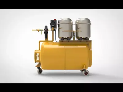 Air compressor type A1 3D model